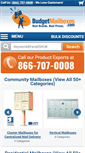 Mobile Screenshot of budgetmailboxes.com